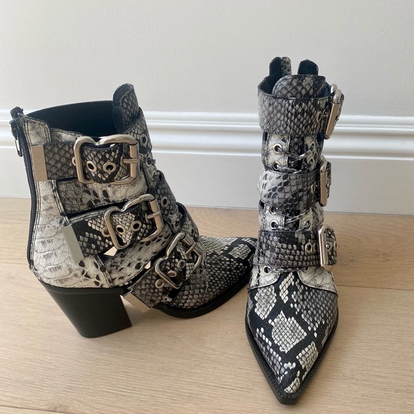 Jeffrey Campbell Caceres Buckle Western Boot - Picture 3 of 6